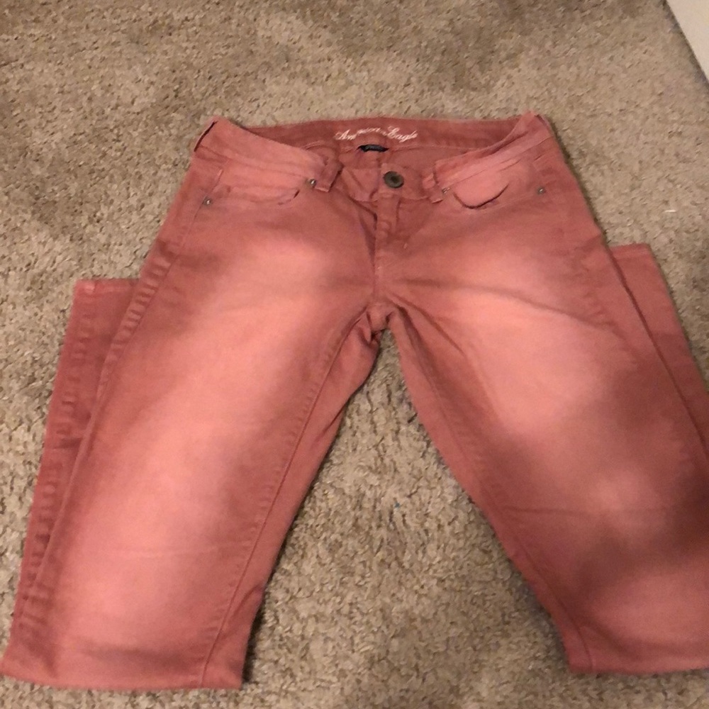 Pink jeans